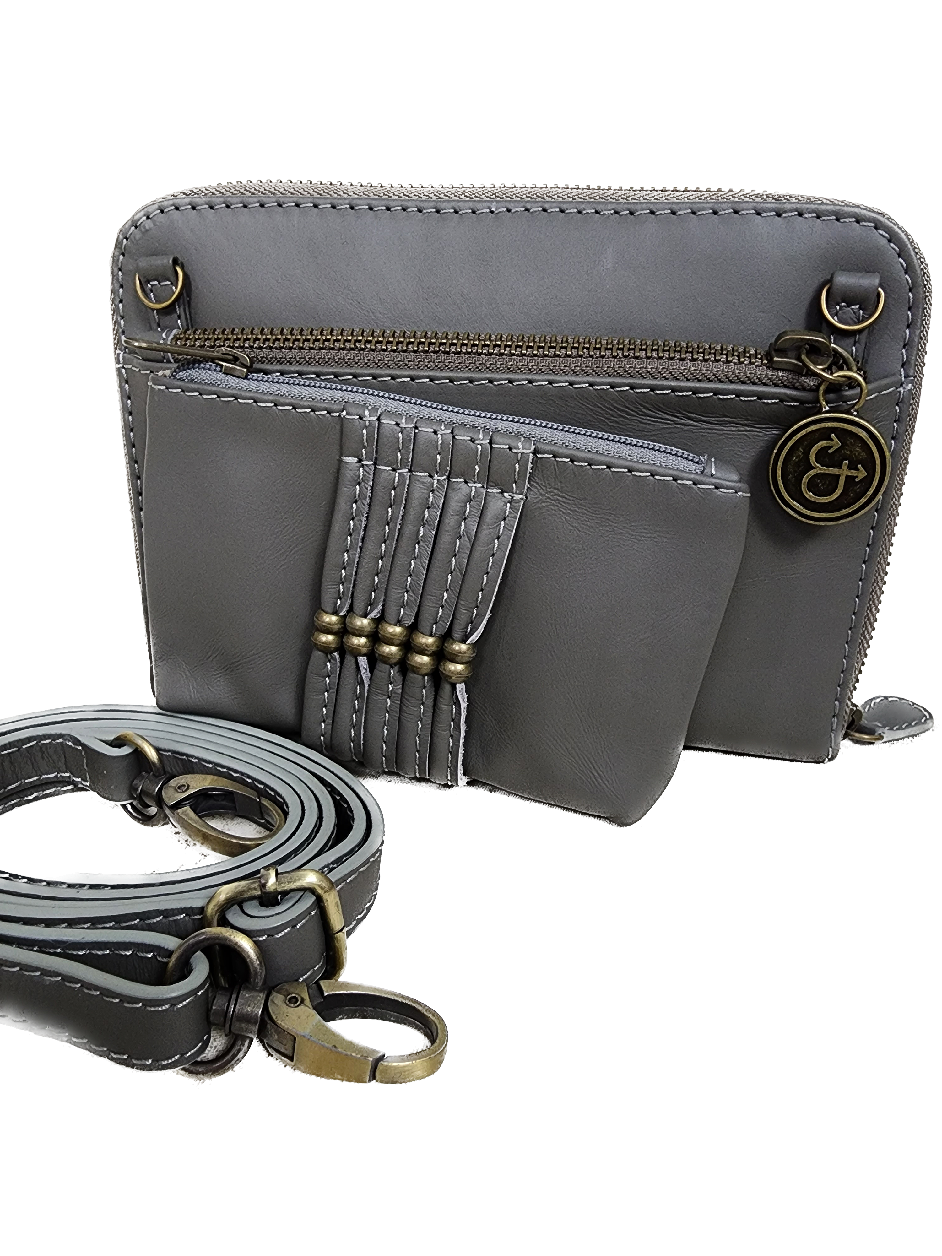 Jo Convertible Cross Body (Olive Grey)