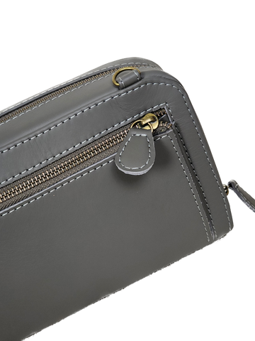 Jo expanded wallet - olive grey