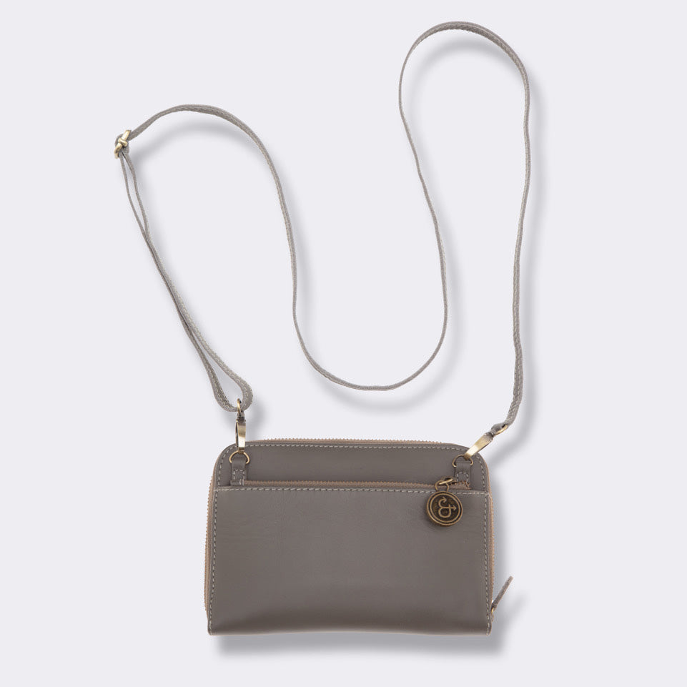 Jo Convertible Cross Body (Olive Grey)