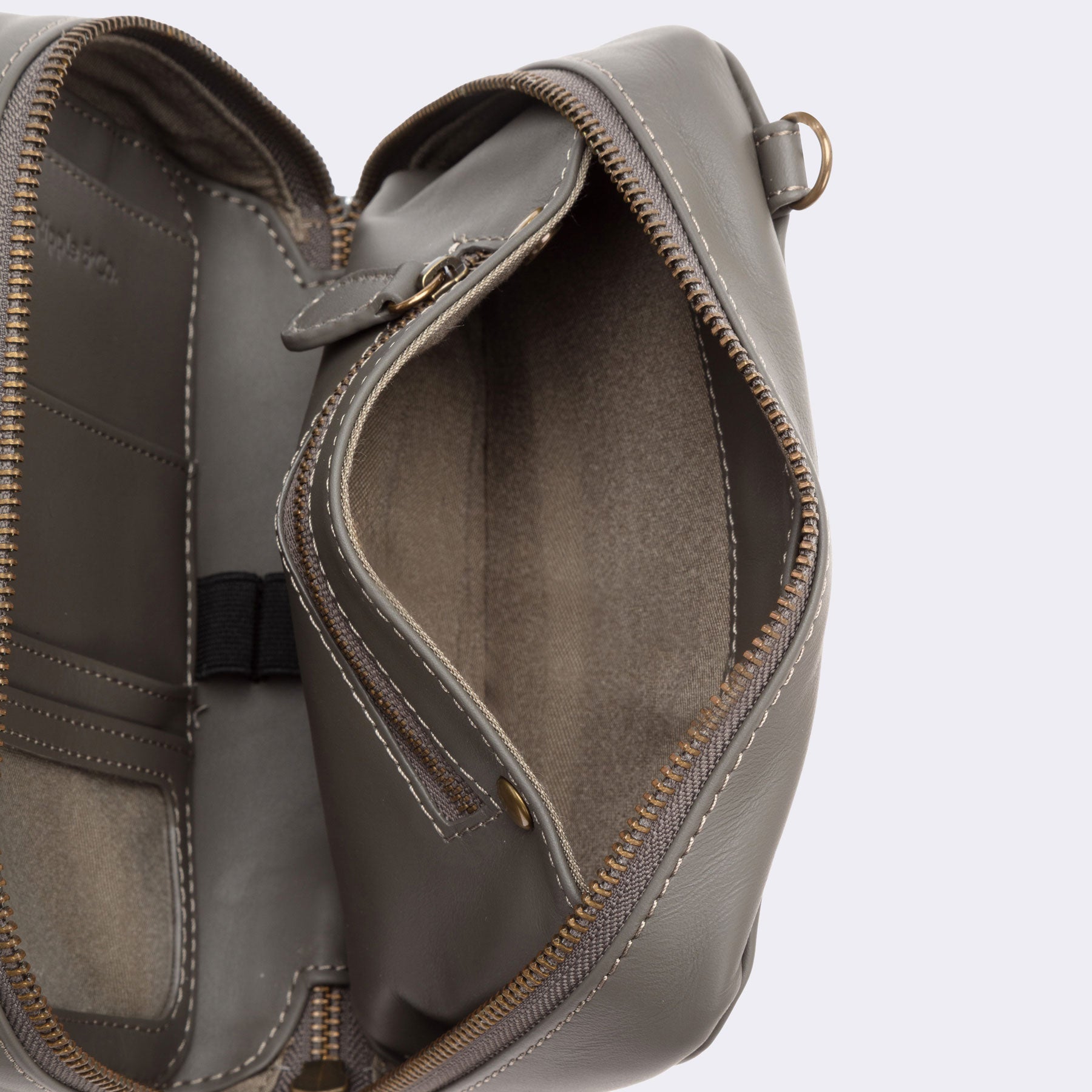 Jo Expanded Cross Body (Olive Grey)