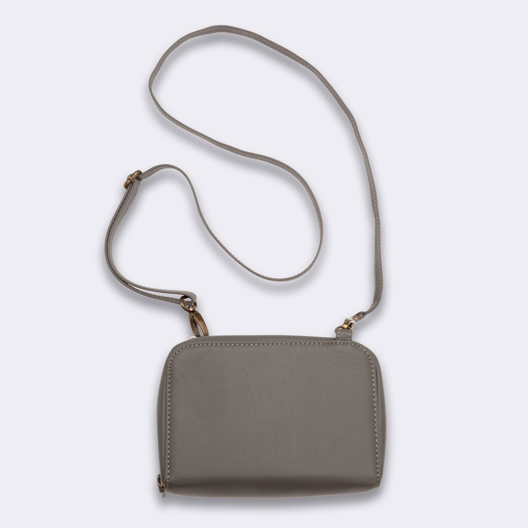 Jo Expanded Cross Body (Olive Grey)