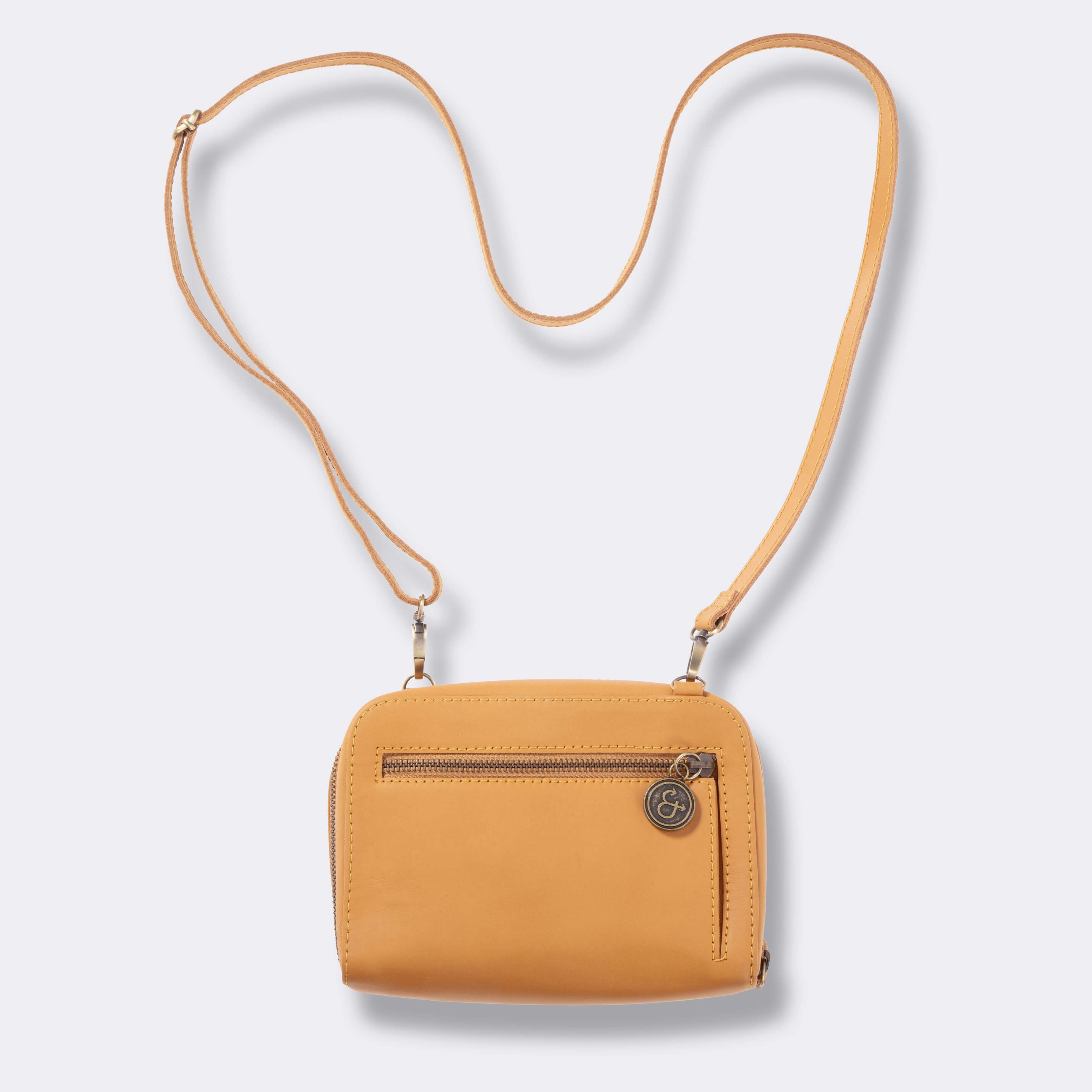 Jo Expanded Cross Body (Light Tan)